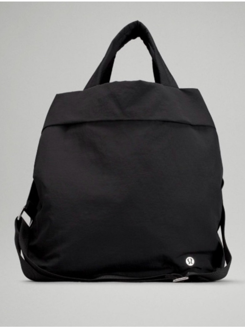 lululemon athletica Black Minimalist Convertible Backpack Tote